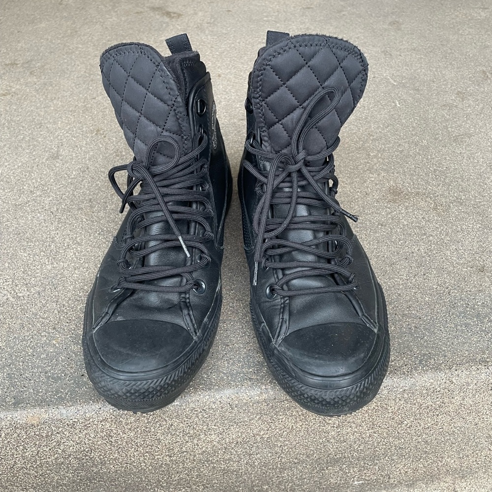 Waterproof Converse Black High-Top Sneakers